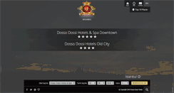 Desktop Screenshot of dossodossihotels.com